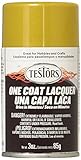 Testors Aerosol Lacquer Paint, 3-Ounce, Inca Gold (TLACQUER-1839)