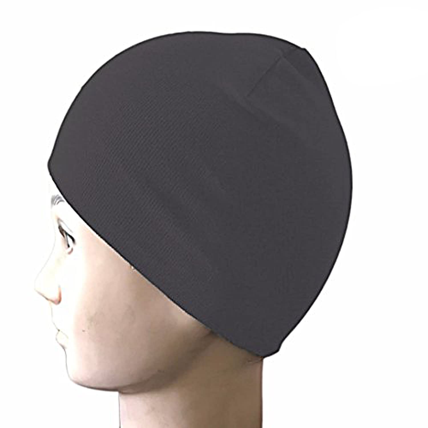 Hi-LifeBeanie and Skull Cap for Summer, Winter, Autumn & Spring Season, Can be Used as a Helmet Cap Too - Charcoal