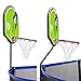 Universal Trampoline Basketball Pole, Hoop and Backboard - Fits All Major Brands with straight or angle poles