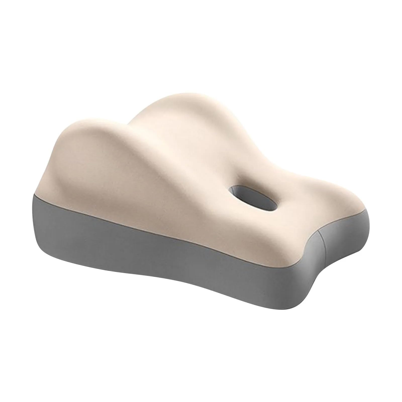 Cuscino ergonomico per gravidanza per coppie, cuscino di supporto per letto e vita, cuscino per la vita in gravidanza (beige)
