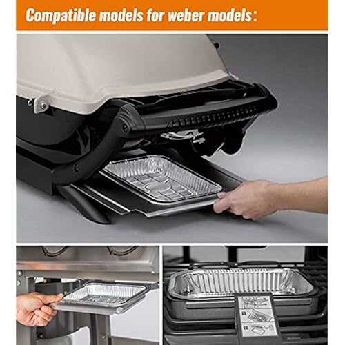 NUPICK 30 Pack 6415 Drip Pans Compatible For er Spirit Series