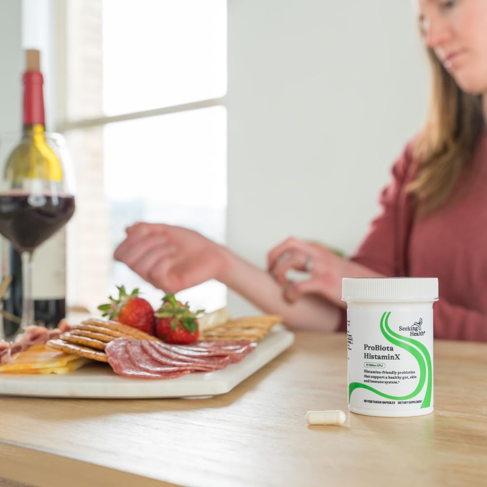 SEEKING HEALTH Probiota Histaminx 10 Billion CFU - Integratore Probiotico A Basso Contenuto di Istamina per L'intestino - Comfort Digestivo per L'intolleranza All'istamina - Vegano - 60 Capsule