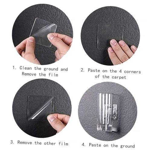 FUOYLOO 12�� �����������ʃe�[�v �i�m�N���A�e�[�v �h�� ���͐ڒ� �ƓB �ƑōE ���p�r�⏕�\�� �J�[�y�b�g�Œ�p�f��