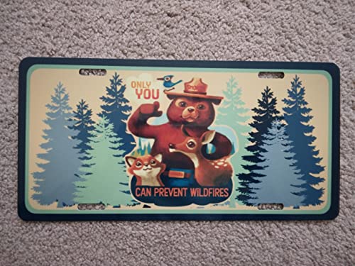 LIMITED SUPPLY! Classic Smokey Bear License Plate! 6