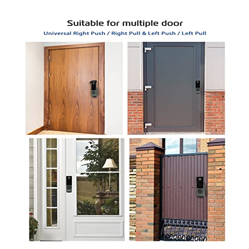 Serrure connectée Tuya avec empreinte et code pour maison et bureau - 4