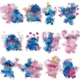 viallolipa 12 Stück 5D DIY Cartoon Diamant Aufkleber Kit, Diamond Painting Kinder, DIY Diamant Painting Kit für Kinder und Erwachsene Anfänger, Geburtstags Geschenk für Jungen und Mädchen