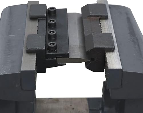 Miniatura 7 de KAKA INDUSTRIAL BDS-4, Juego de matrices de freno de tornillo de chapa de 4 pulgadas, montaje de tornillo de banco magnético