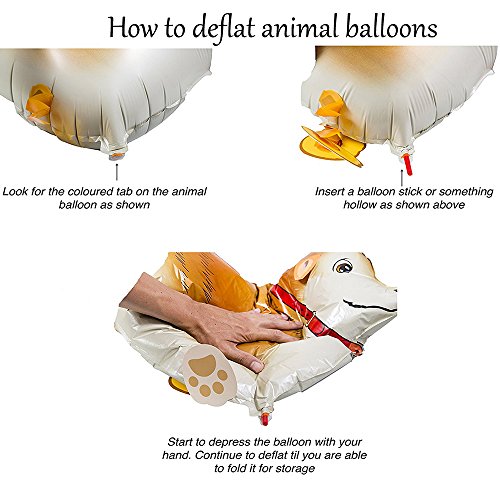 Walking Animal Balloons Pet Balloon Air Walkers, Kids Animal Theme Birthday Party Supplies Birthday Decorations (Sheep) #TOP5