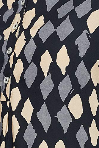 Image of global desi Womens Mandarin Neck Printed Tunic