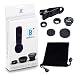 Besties 3in1 Universal 180° Fisheye Lens + Wide Angle + Macro Lens Clip Camera Photo Kit - Suits all iPhone 4, 5, 6 models, iPad, Samsung Galaxy S3, S4, S5, S6, Note and Other Smart Phones (Black)