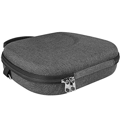 Image of Geekria Shield Headphones Case Compatible with HyperX Cloud Stinger S, Cloud Flight Gaming and More, Replacement Hard Shell Travel Carrying Bag with Cable Storage (Dark Grey)