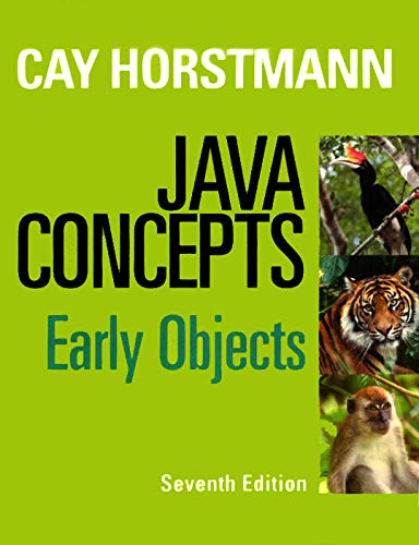 Java Concepts for AP Computer Science: Horstmann, Cay S.: 9781118829769 ...