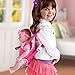 Adora Baby Doll Carrier with Adjustable Straps and Machine Washable Material, Fits Dolls & Stuffed Animals Up to 20 inches, Birthday Gift For Ages 2+ - Pink Flower Power