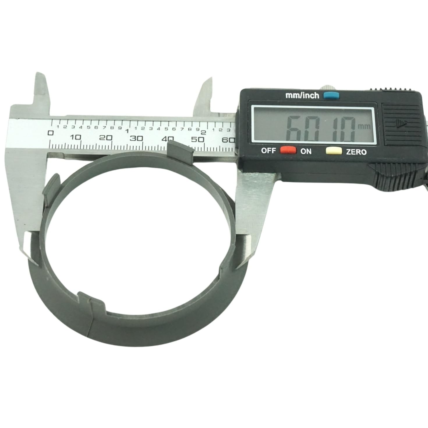 4 Anelli Di Centraggio 60.1-57.1 Mm - Grigio Scuro, Qualità Tedesca, Per Meccanica Di Precisione - Foto 3