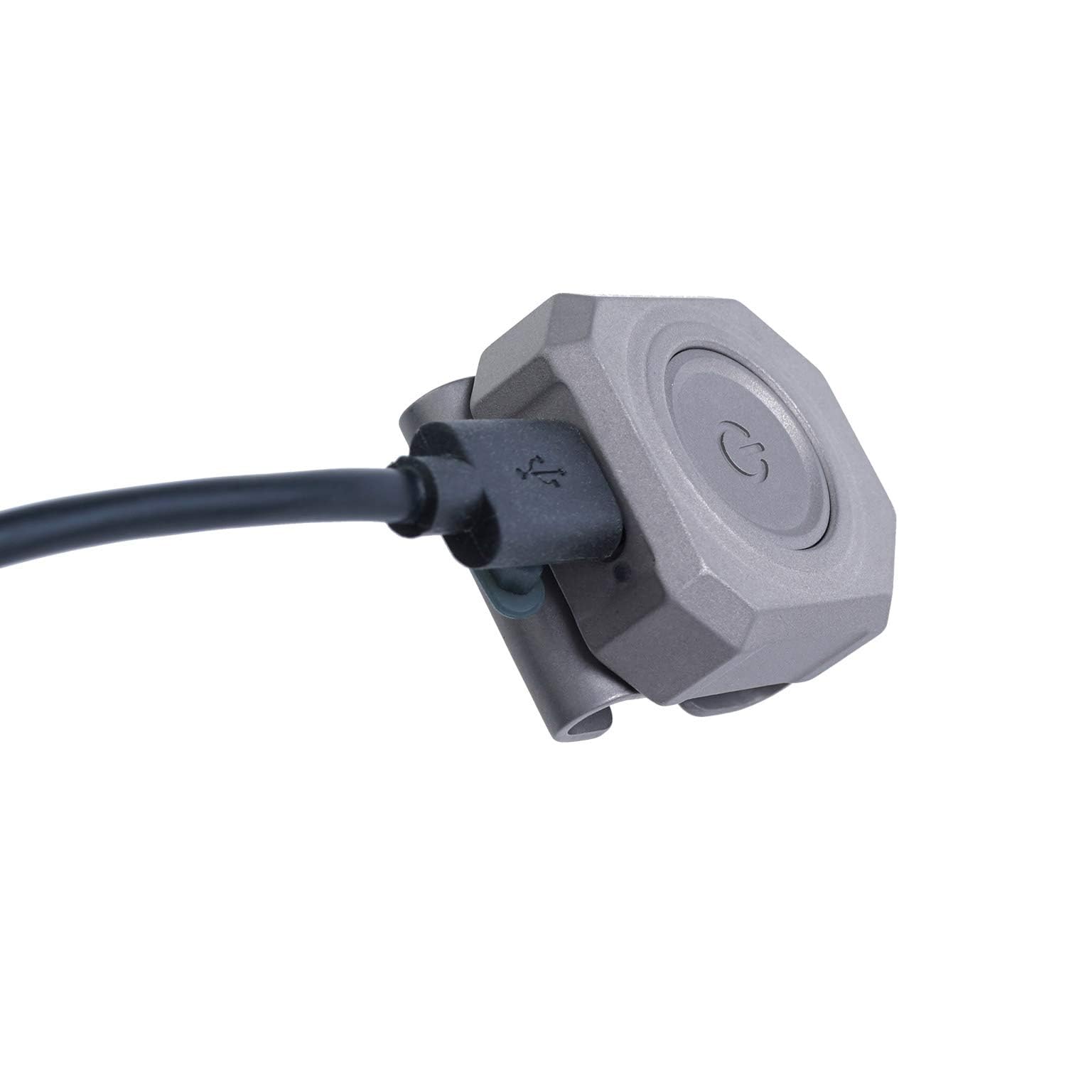 MecArmy CPLU - Linterna EDC con luz de muñeca para correa de reloj (titanio arenado)