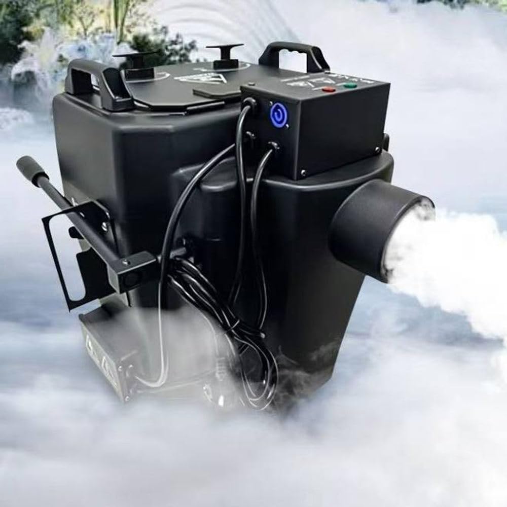 Wytwornica Niskiego Dymu Dj 6000 W Do Efektów Scenicznych, Maszyna Do Suchego Lodu, Wytwornica Dymu Sceniczna Z Rurą, Pokrycie 200 M², Na Wesela, Imprezy, Koncerty
