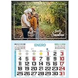 calendario grandes ligas - La imagen está impresa sobre una cartulina 300 gr. con un plastificado brillo muy resistente. Sobre esta impresión está grapada la faldilla con los 12 meses.