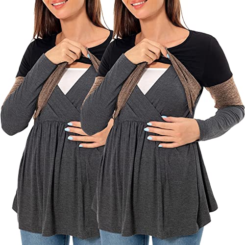 Mujeres de maternidad manga corta...