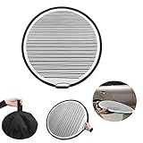 Mit Aufbewahrungstasche: bei Nichtgebrauch faltbar. Klappen Sie den Reflektor einfach zusammen und verstauen Sie ihn in einer praktischen und platzsparenden Aufbewahrungstasche.