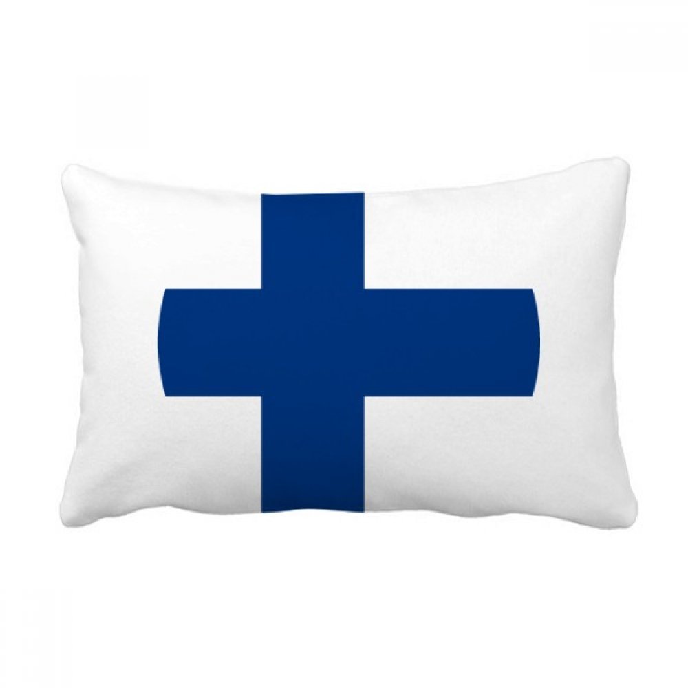 Coussin de Finlande oreiller lombaire canapé déco drapeau national 40x60