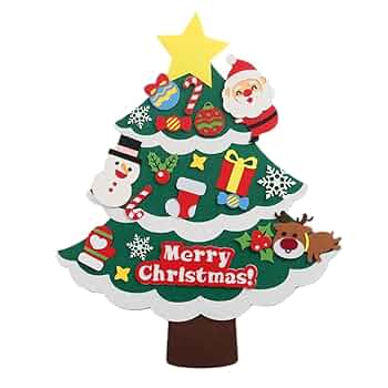 Amazon | Gehanico クリスマス 飾り 壁掛け フェルトクリスマス
