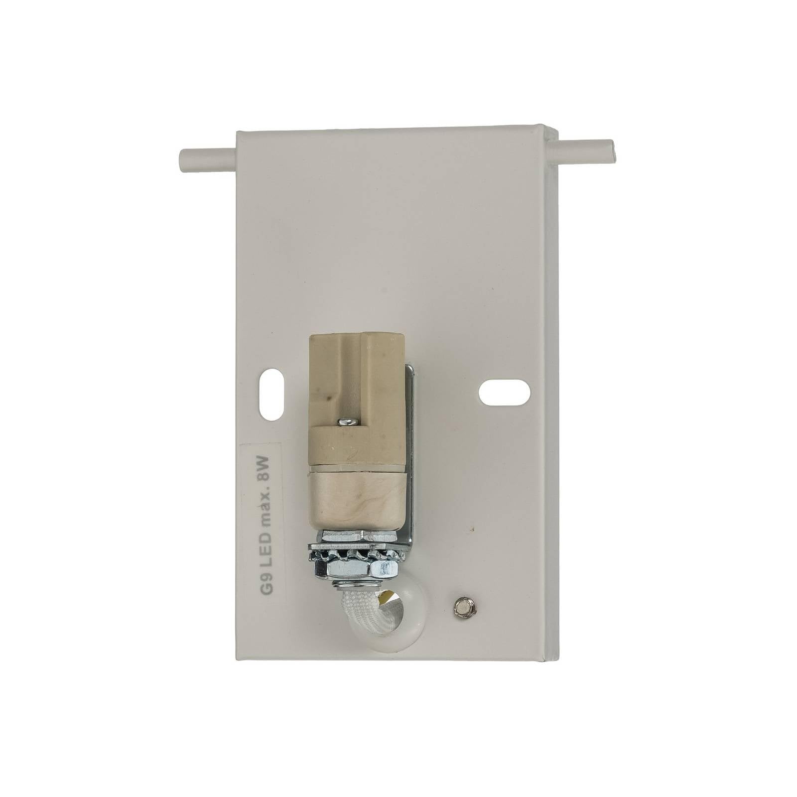 Lindby Applique Murale Colja à intensité variable (Moderne) en Blanc Plâtre/Terre Cuite e. a. pour Salon & Salle manger (1 lampe,à G9), Lampe Eclairage Luminaire Mural