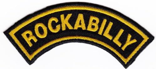 Parche bordado Rockabilly para planchar o coser, para ropa, 11,0 ...