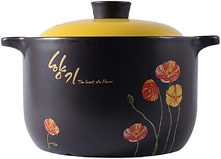 ZNBJJWCP Czarny żaroodporny zapiekanka zdrowie ceramiczny garnek do zupy koreański garnek gulasz naczynie do gotowania ceramiczny garnek do gotowania gotowanie garnek kuchenny