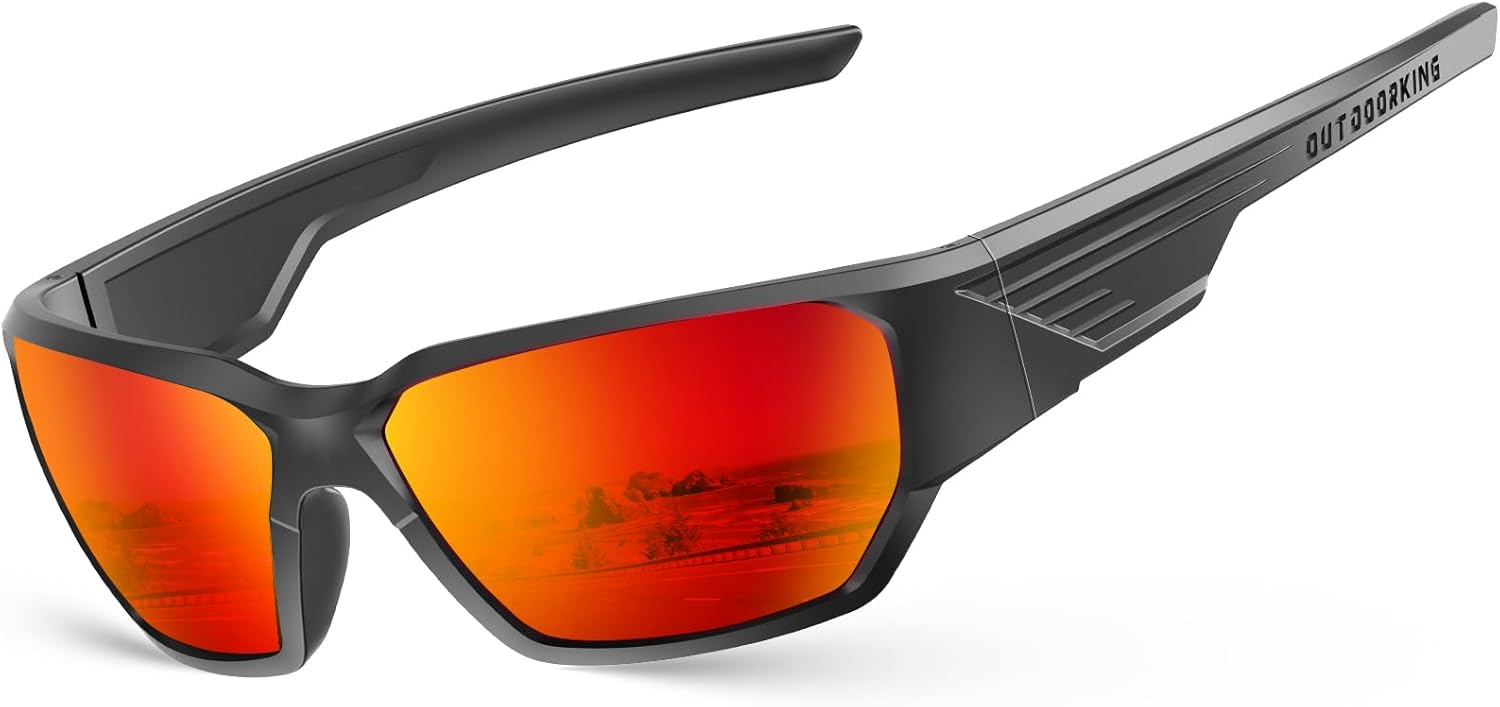 Floating Polarized Fishing Sunglasses for Men Women, Fishing Gift with Hard Case & Pouch