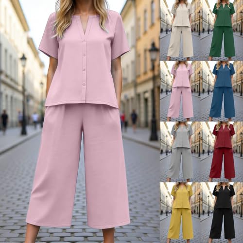Conjunto de lino mujer para evitar el calor con la máxima comodidad en casa 2