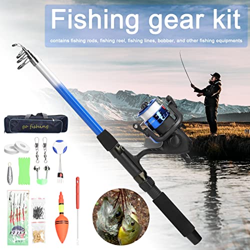 Bolsa de accesorios de pesca con caña retráctil para evitar enredos 4