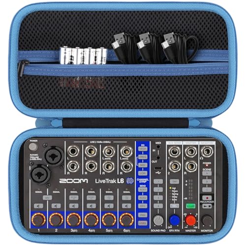 co2CREA Hard Case for Zoom LiveTrak L-6/L6 Digital Mixer