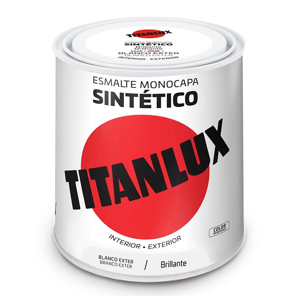 Titanlux Esmalte Sintético Brillante Blanco Exterior 250 ml