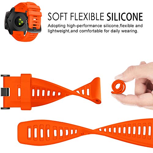 Garmin Instinct Horlogeband, Siliconen Vervangende Band Sportband voor Garmin Instinct, Verstelbare Horlogeband - Image 5