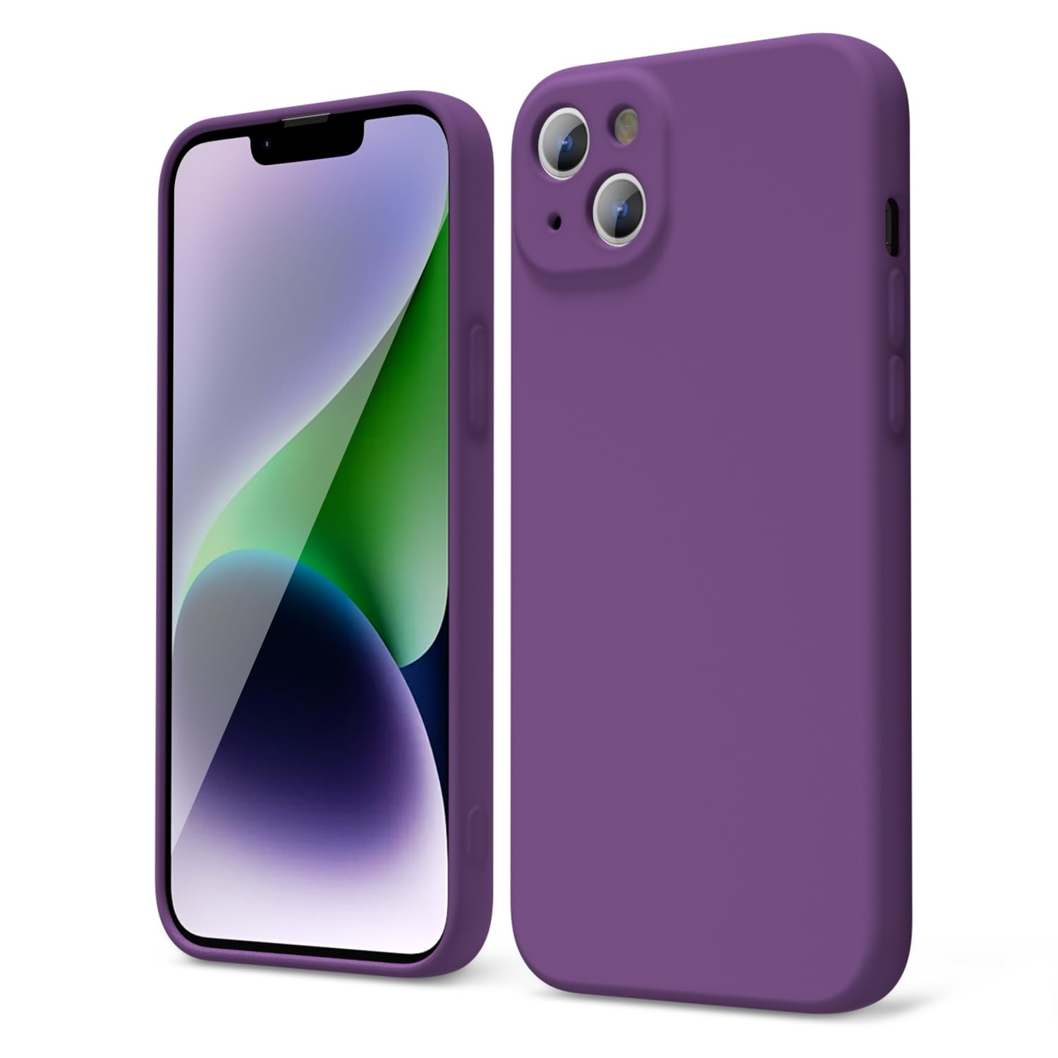 oakxco for iPhone 16 Pro Max Case Liquid Silicone, Soft Rubber Gel Elegant Aesthetic Basic Simple Cover, Cute Thin Slim TPU Matte Solid Color Plain Smooth Case for Women Girl, Light Pink — view 196