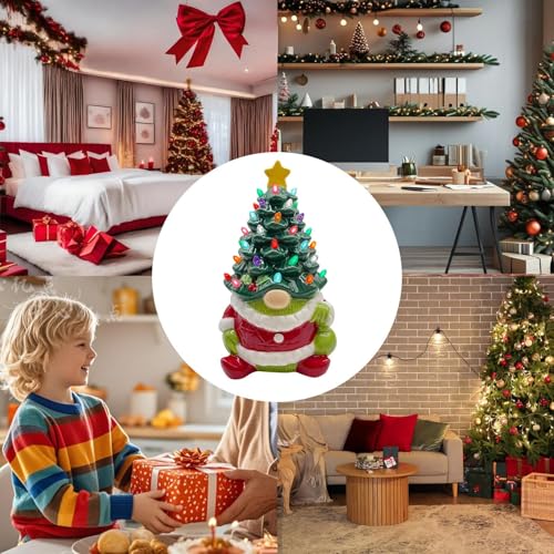 Statue de figurines en résine légère pour décoration de Noël