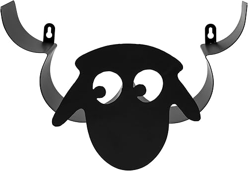 Miniatura 2 de G Ganen Portarrollos de papel higiénico decorativos de animales, soporte de almacenamiento de papel de seda, cesta de hierro para montaje en pared,