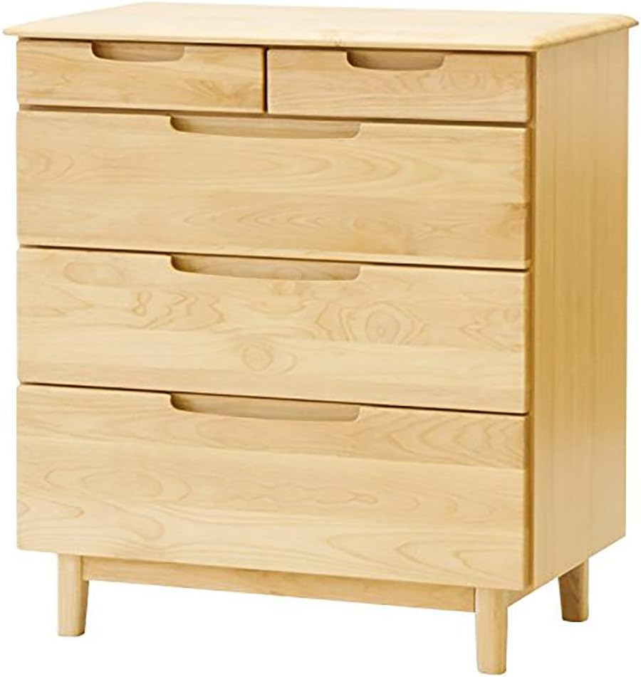 ISSEIKI チェスト 【完成品】収納家具 幅80cm 4段 ナチュラル