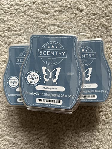 Scentsy Mystery Man Wax Bar 3-Pack