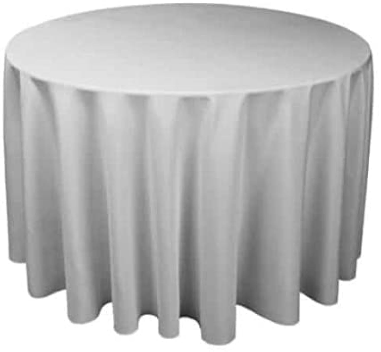 Sterling Mill Polyester Round Tablecloth – Christmas Elegant Table Cover for Weddings, Dinner, Parties, Birthday, Banquets and Events