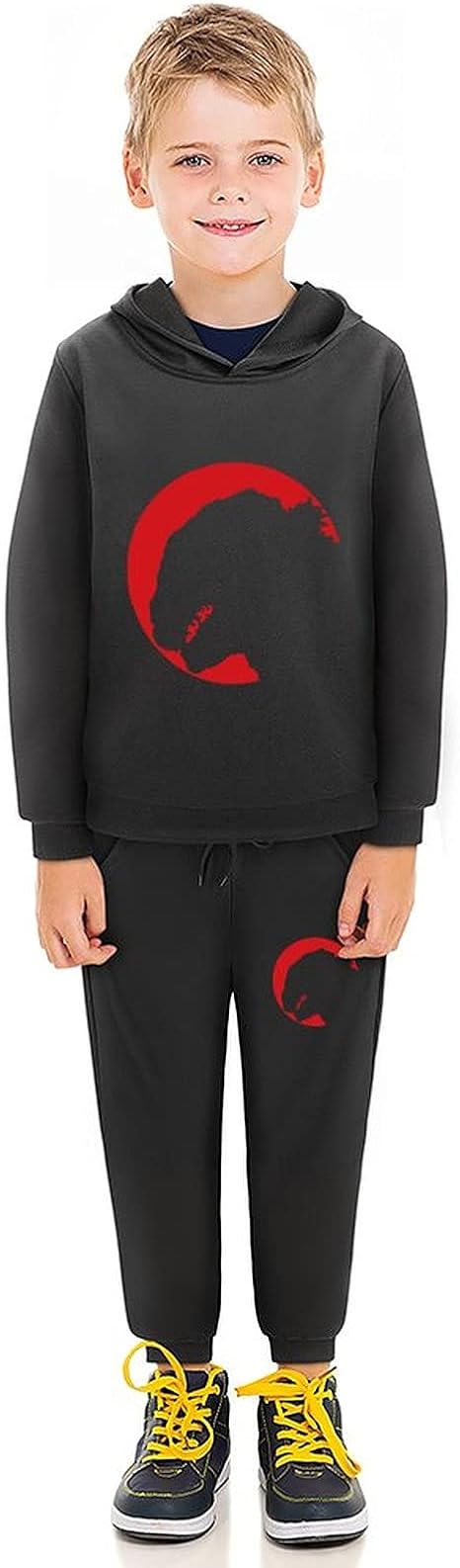 Amazon Co Jp 子供服 男の子 女の子 ゴジラ ジャージ 上下セット 2点セット シンプル キッズ ジャージ 上下セット 吸汗速乾素材 運動着 体育 ガールズ おしゃれ キッズ スウェット 長袖 スポーツウェア パーカー ジュニア アウター 春秋 カジュアル Hiphop ダンス 衣装