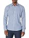 Buttoned Down Men's Non-Iron Slim Fit Spread-Collar Pattern Dress Shirt