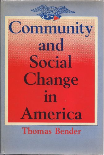 Community and Social Change in America 0813508584 Book Cover