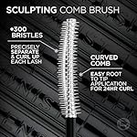 L'Oreal Paris Extensionist Mascara, Lengthening, Volumizing, and Curling Formula For a Lash Extension Eye Makeup Look, Washable Blackest Black - Image 5