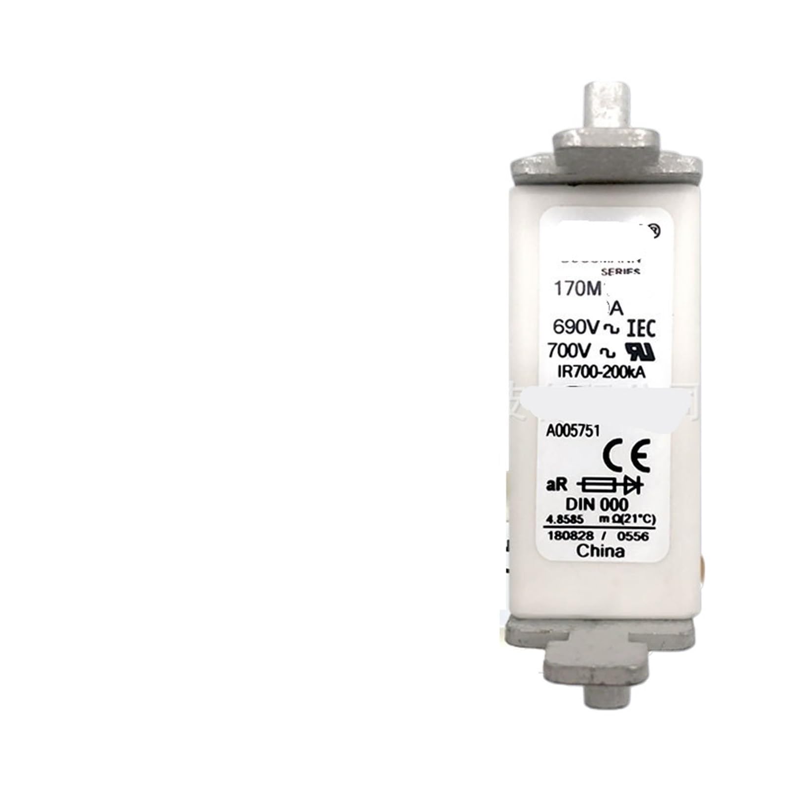 Fusible à rapide 170M6814 haute performance 690V pour réseaux électriques