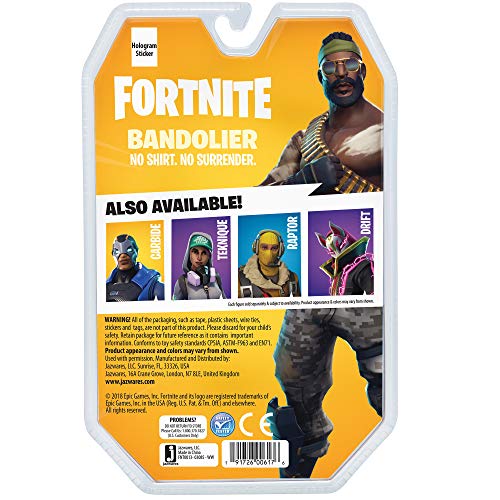 Fortnite Solo Mode Core Raptor Figure Pack, Bandolier #TOP2