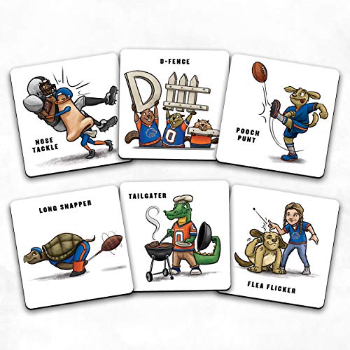 Image of YouTheFan NCAA Officially-Licensed Memory Match Game - Humorous, Team-Specific, Original Hand-Drawn Artwork, Fun for the Whole Family, for Fans Young and Old