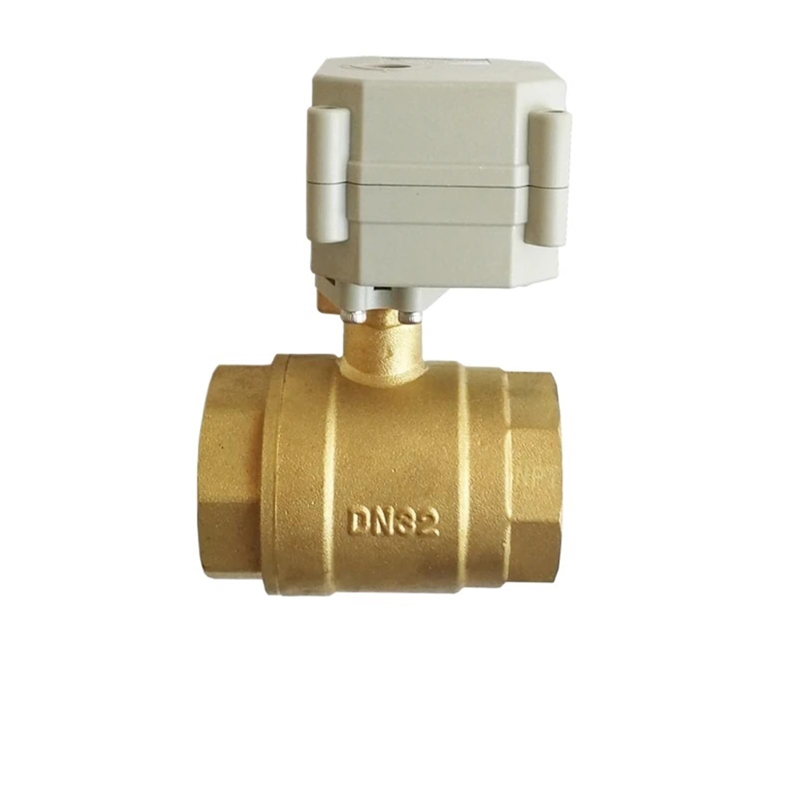 Vanne électrique en laiton DN32 1"1/4 CR202 valve normalement ouverte AC110V-230V pour tuyauterie