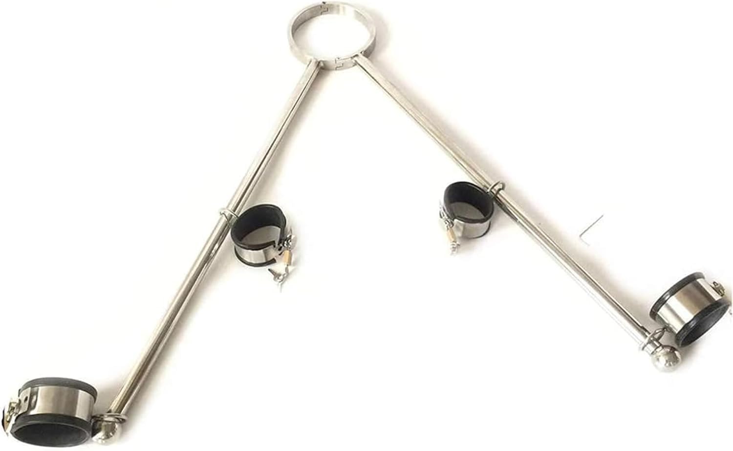Pilori érotique SM Bondage, jambes ouvertes BDSM Bondage Retenue Cadre en acier Jeux Sex Toys for hommes et femmes Couples