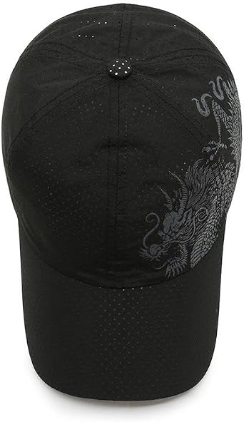 Valkyrie Dragon Nefes Alabilir Spor Şapka – Ayarlanabilir Outdoor Balıkçı Kamp Günlük Unisex Şapka